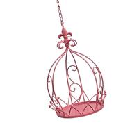 Whoasyst Modélisation Panier suspendu Country Suspendu Pot de Fleurs Balcon Fer Art Plante Récipient Scènes Jardin Décoration Extérieur Présentoir
