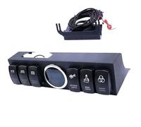 Whoasyst Module compact d'organisation d'alimentation à 6 points pour bas de ligne tout-terrain avec câbles pré-assemblés panneau de changement de bloc de mélange