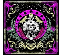 Whoasyst Nappe de tarots - Nappe de divinations - Astrologie - Oracles - Tapis de jeu de société - Forme carrée - Pendule en tissu - Jeu de société pour divinations - Carte de tarot