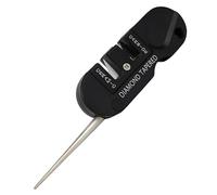 Whoasyst Outil d'affûtage manuel portable avec poches de cuisine Pierre à aiguiser Camping Cuisine Pierre à aiguiser Outil