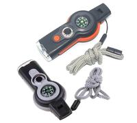 Whoasyst Outil multifonction de survie avec lanière pour le camping et l'aventure en plein air outils pour enfants