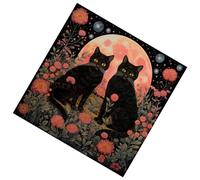 Whoasyst Pendules de forme carrée - Tapis de divination - Nappe d'autels - Tapis de jeu de société - Runes - Nappe mystérieuse - Jeu de société - Tarots