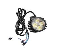 Whoasyst Phare avant LED avec klaxon pour vélo électrique (connecteur étanche) Lumière LED avant avec klaxon