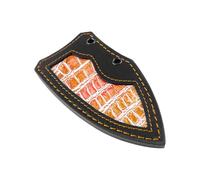 Whoasyst Pochette de rangement pour cutter droit, pochette de ceinture en cuir, porte-outils de transport en plein air, petites pochettes droites