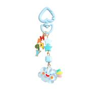 Whoasyst Porte n forme de nuage et d'étoile en métal - Décoration de sac - Tendance - Pratique - Pour ami - En résine, Nuages bleus.