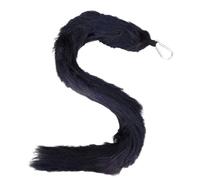 Whoasyst Porte-clés avec code de queue de loup fin et transportable pour fête, décontracté, tendance, faux cheveux, Couleur numéro 12, M