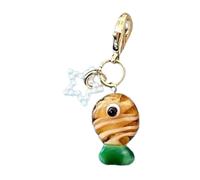 Whoasyst Porte-clés miniature inspiré des créatures marines fantaisistes - Décoration de sac pour tenues décontractées - Accessoires de voyage - Breloque portable pour sac de poisson