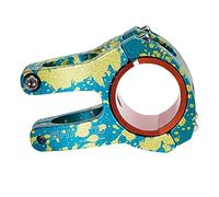 Whoasyst Potence de vélo de montagne 31,8/35 mm, 35 mm/50 mm, pour guidon de vélo ultra léger creux en alliage d'aluminium