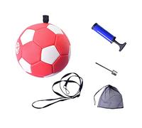 Whoasyst Pour le football intelligent avec sangle pour jongler, contrôle des pieds, pratique des coups de pied, cordon réglable, équipement de football en plein air, entraînement de football pour