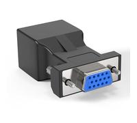 Whoasyst Prolongateur solide de VGA utilisant la vidéo simple Claritys de câble d'Ethernet à l'adaptateur RJ45 pour le divers scénario