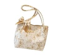 Whoasyst Sac à bandoulière élégant avec motif papillon pour étudiantes et femmes qui travaillent avec un rangement spacieux et confortable, kaki, One Size