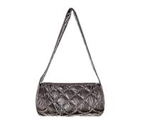 Whoasyst Sac à bandoulière tendance avec large sangle matelassée, motif treillis, un must have pour les femmes modernes, sacs à bandoulière élégants pour femmes, Couleur boue., One Size