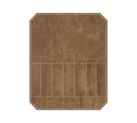 Whoasyst Sac de rangement robuste pour couteaux de chef avec 7 emplacements en toile cirée imperméable, kaki