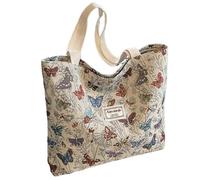 Whoasyst Sac polyvalent en toile pour femme professionnelle, sac à bandoulière de grande capacité avec poches intérieures, accessoire pour les femmes qui travaillent, b, One Size