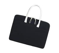 Whoasyst Sacoche ergonomique pour ordinateur portable - Protection à 360 degrés - Rembourrage de plusieurs zones de rangement et poche d'accès rapide pour gadgets - Sac ergonomique portable pour