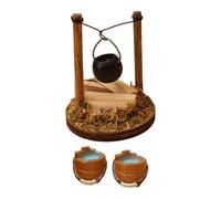 Whoasyst Scène rurale miniature à l'échelle 1/12 pour maisons de poupées, décoration paysagère, bureau, salon, bureau, maison de poupée, accessoires
