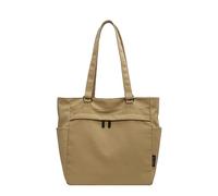 Whoasyst Shopper Tote Bag Shopping Grande Capacité Sac à Main Épaule Couleur unie Sacs Tendance Sacs d'école pour Fille Femme Capacité Sac de courses, kaki, One Size