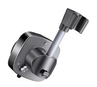 Whoasyst Support de pommeau de douche moderne pour salle de bain avec ventouse adhésive robuste qui maintient fermement la tête pour les locataires et les voyages Crochet étanche