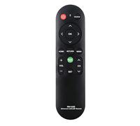 Whoasyst Télécommande d'écran de rechange RM-V20E noire avec boutons OK, Home, Return, Source, Channel et Set pour TV infrarouge