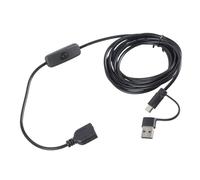 Whoasyst USB Type CREATE et rallonge d'alimentation femelle intégrée pour ventilateur de réfrigération. Lampe LED 3 mesures pour relier le câble avec changement