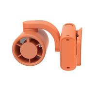 Whoasyst Ventilateur à clip silencieux avec indicateurs de chiffres et options de vitesse, rechargeable par USB, pour bureau, usage domestique, ventilateur de charge USB C