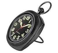 Whodoit Uncovered Montre de poche mécanique pour homme avec chaîne, cadran romain découvert, montre de poche mécanique pour homme