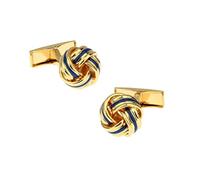 Whoiy Bouton Manchette Homme, Boutons de Manchette Or Laiton Nouer Forme Cadeau Saint Valentin Boutons de Manchette 14x14mm