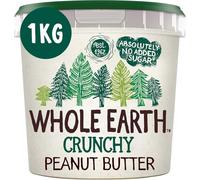 Whole Earth Crème de Cacahuètes Croustillante, Crème à Tartiner, Source Naturelle de Protéines Végétales, Sans Gluten, Végétalien, Paquet de 1kg