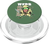 Whole Food Plant-Based Avocado Samurai Japanese WFPB PopSockets PopGrip pour MagSafe