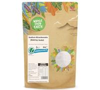 Wholefood Earth - Bicarbonate de Soude Alimentaire - 2 kg - 100% Naturel et Pur - Poudre à Lever, Cuisine, Ménage Écologique et Soins du Corps - Sans Aluminium et Sans Gluten - Emballage Écologique