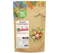 Wholefood Earth Craquelins de cacahuètes aux algues, 1 kg - Sans OGM - Sans produits laitiers