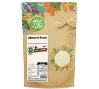 Wholefood Earth Farine d’amandes, 1 kg - Sans OGM - Riche en fibres - Source de protéines