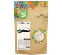 Wholefood Earth Farine de riz 100% naturelle sans gluten, riche en fibres, vegan - Alternative saine pour la pâtisserie, pain, desserts, cuisine asiatique, 1kg