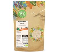 Wholefood Earth Flocons de millet bio - 1 kg - Végan - Sans OGM - Riche en fibres - Certifié biologique