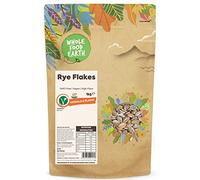 Wholefood Earth Flocons de Seigle Sans OGM - Végan, Riche en Fibres, 1 kg