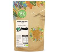 Wholefood Earth Graines d’amarante bio - 1 kg - Cru - Végan - Sans OGM - Riche en fibres - Certifié biologique