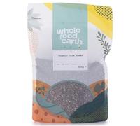 Wholefood Earth Graines de chia bio - 500 g - Crues - Sans OGM - Véganes - Source de fibre - Certifiées biologiques