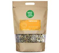 Wholefood Earth Graines de courge, 1 kg - Sans OGM - Naturelles - Source de fibres - Source de protéines