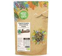 Wholefood Earth Graines de courge GWS AA d’Autriche, 500 g - Crues - Sans OGM - Véganes - Riches en fibres - Riches en protéines - Certifiées biologiques