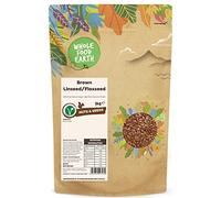 Wholefood Earth Graines de lin brun, 3 kg - Sans OGM - Naturelles - Riches en fibres - Source de protéines
