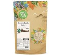 Wholefood Earth Graines de sésame décortiquées, 1 kg - Sans OGM - Riches en fibres