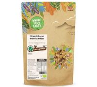 Wholefood Earth Morceaux de noix bio, gros, 1 kg - Végan - Sans OGM - Riche en fibres - Riche en protéines - Certifié biologique