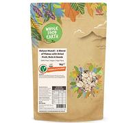 Wholefood Earth Muesli de luxe - Un mélange de flocons avec des fruits secs, noix et graines, 1 kg - Sans OGM - Riche en fibres