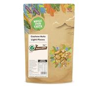 Wholefood Earth Noix de cajou, morceaux - Sans OGM - Naturelles - Véganes - Sans produits laitiers - Sans sucre ajouté - 1 kg