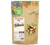 Wholefood Earth Noix du Brésil en morceaux, 1 kg - Sans OGM - Naturelles - Source de fibres