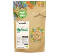 Wholefood Earth Riz complet bio à grains longs, 3 kg - Sans OGM - Source de fibres - Végan - Issu de l'agriculture biologique contrôlée