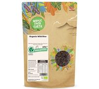 Wholefood Earth Riz sauvage bio, 500 g, Sans OGM - EcoSocial - Végan - Cru - Source de fibres - Source de protéines - Certifié biologique
