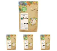 Wholefood Earth Tranches de noix de coco grillées et non sucrées, sans OGM, végétaliennes, sans produits laitiers, sans sucre ajouté, 500 g (Lot de 4)