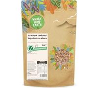 Wholefood Earth TVP - Protéine de soja texturée foncée - Sans OGM - Végétalien - Sans produits laitiers - Sans sucre ajouté, 3 kg