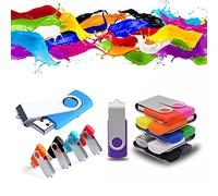 Wholesale Lot de 10 clés USB 2.0 en métal 32 Go, 16 Go, 8 Go, 4 Go